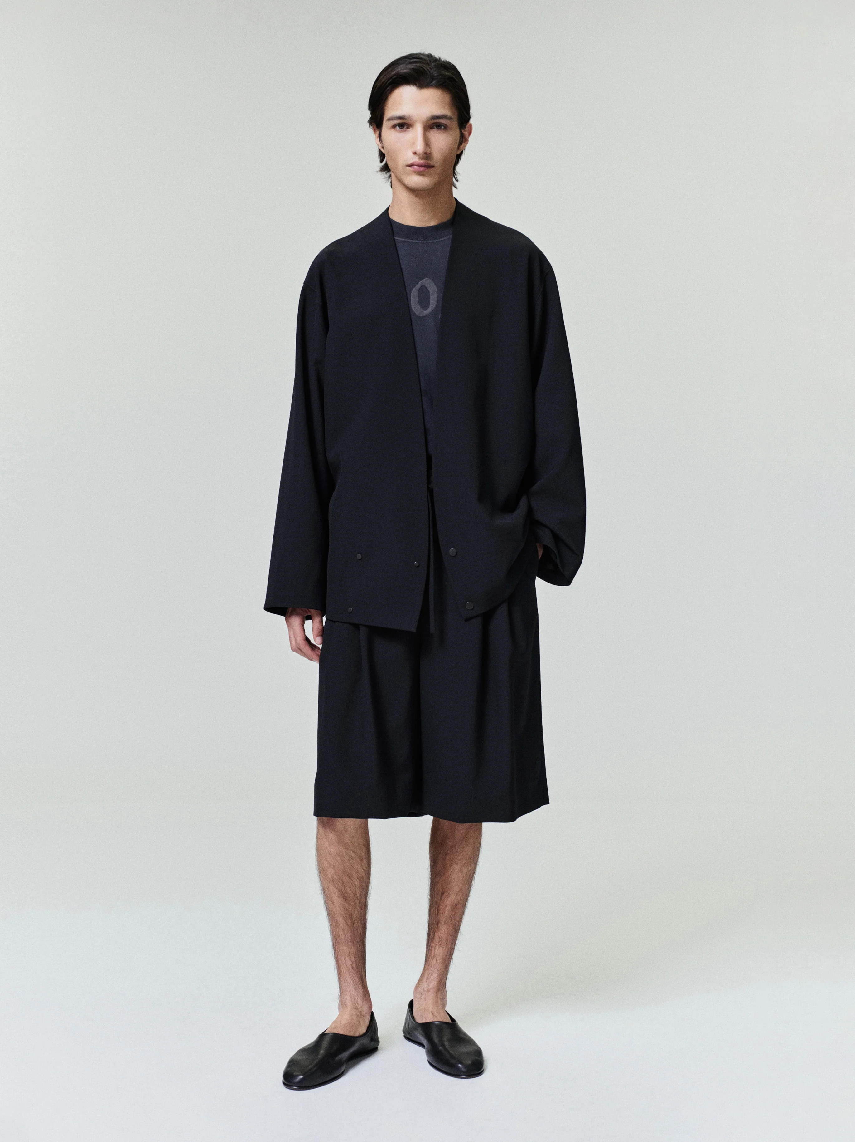 Wool Ripstop Baggy Shorts