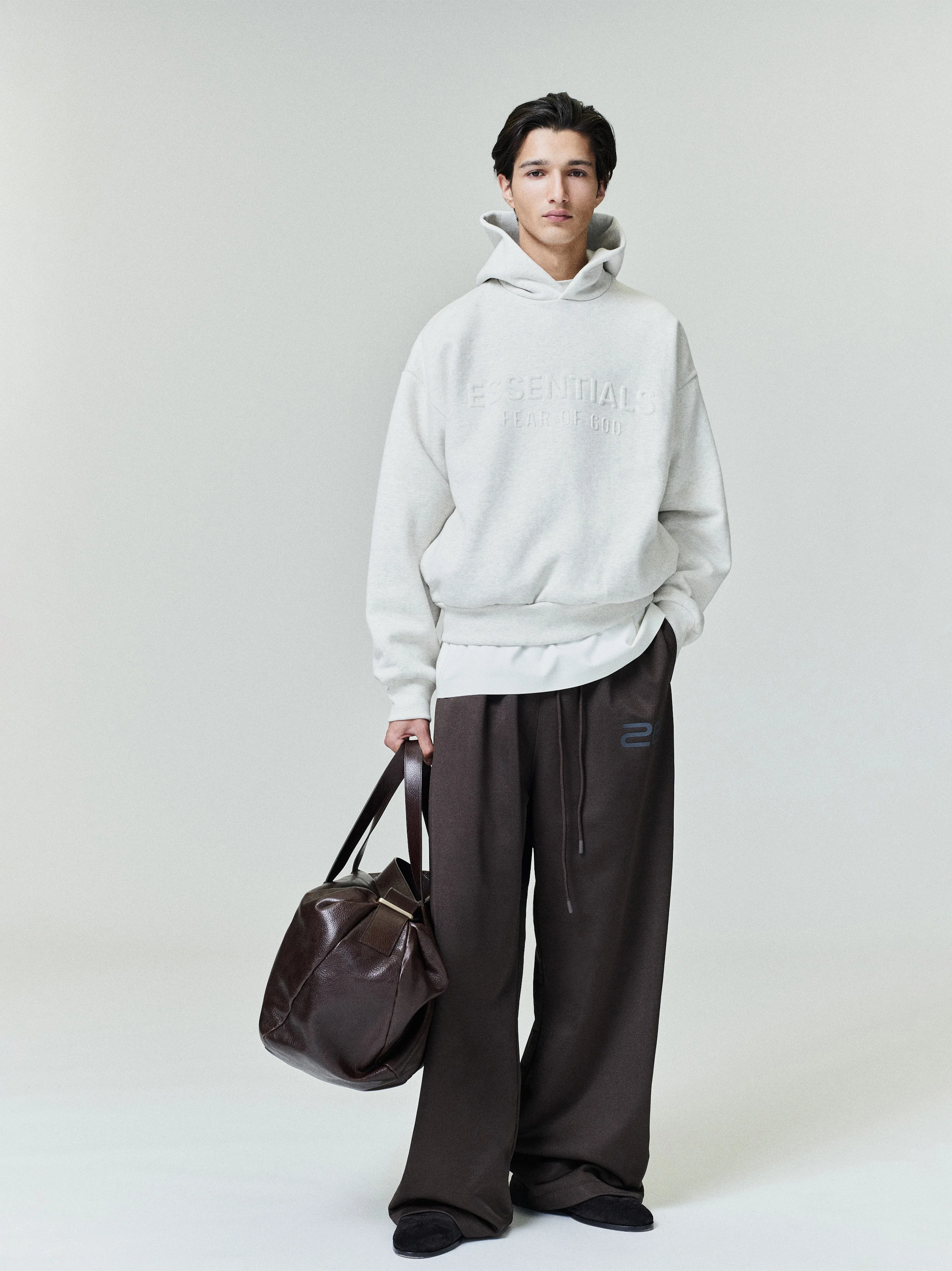 Embossed Essentials 90s Fit Hoodie