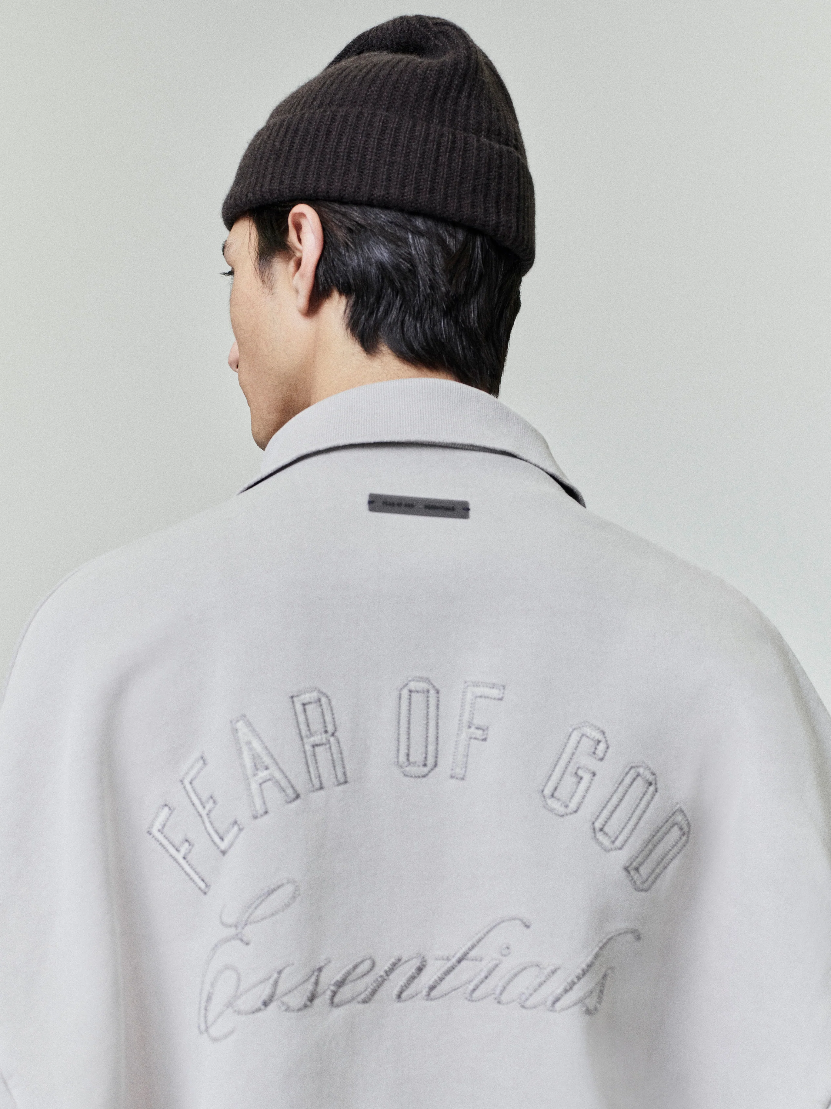 Embroidered Classic Polo Sweatshirt