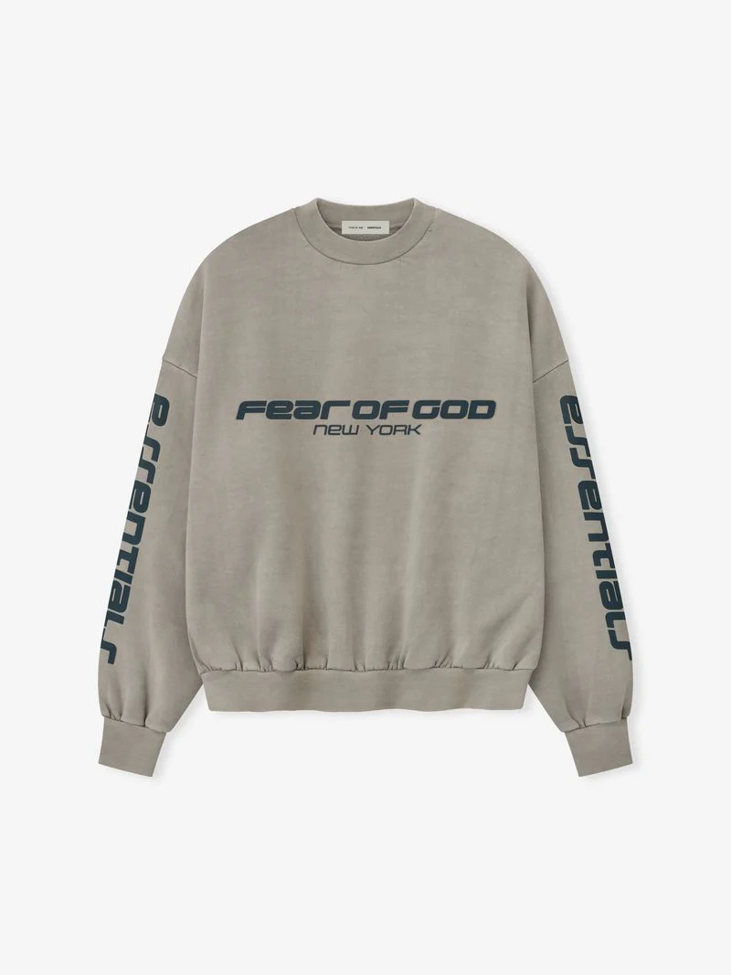 Heavy Fleece Cropped Relaxed Sweatshirt