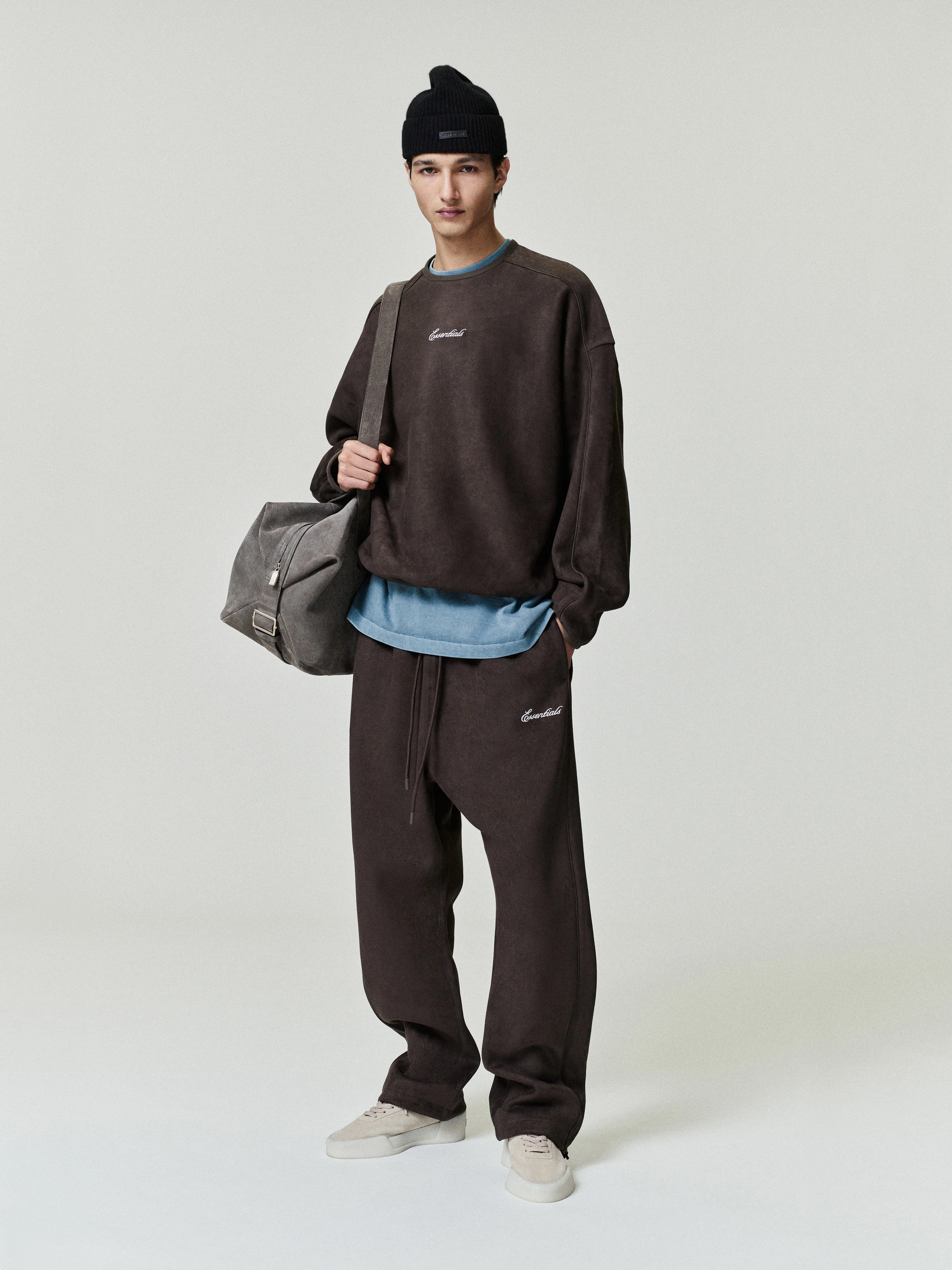 Suede Fleece Signature Relaxed Pant