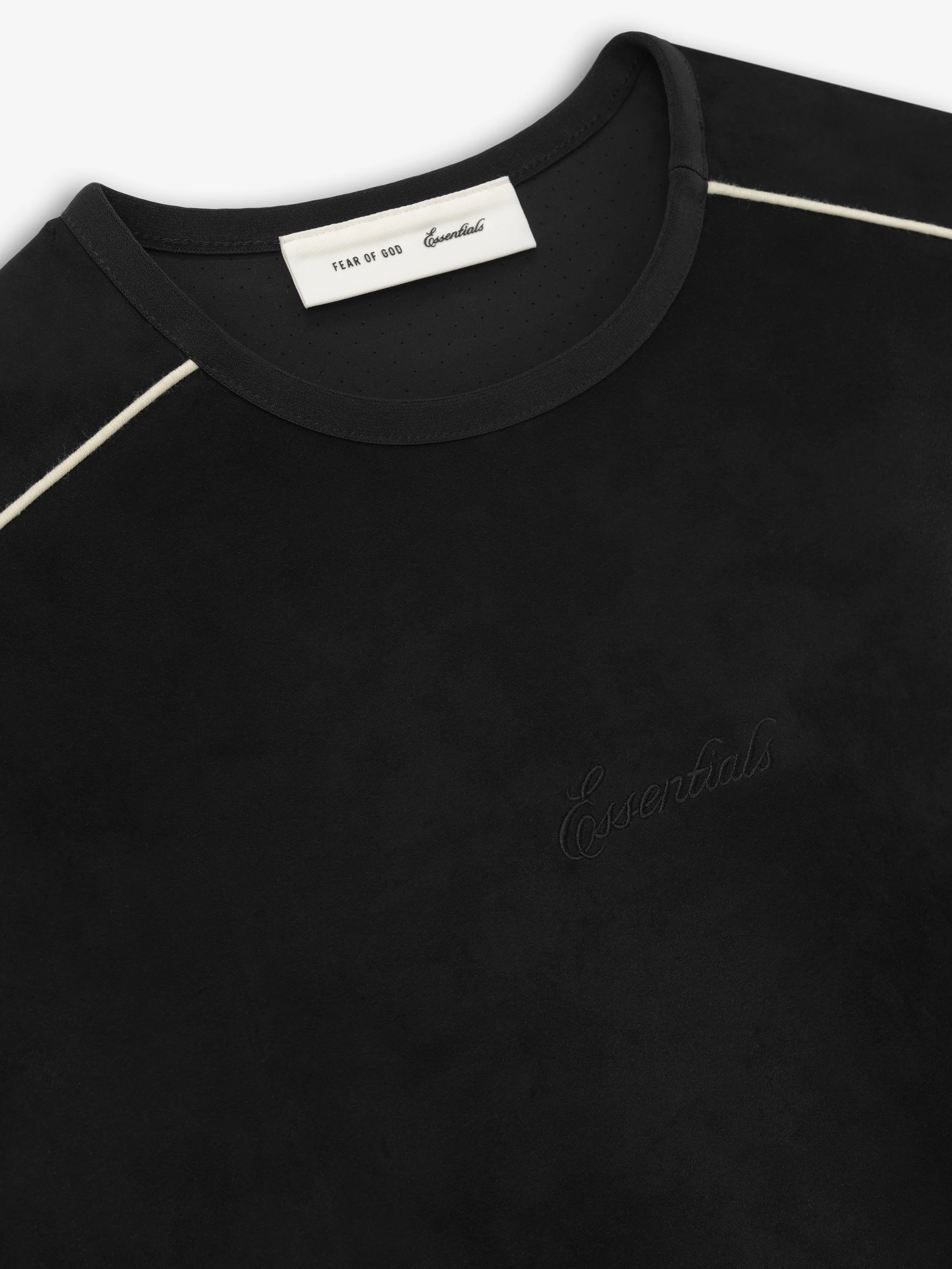 Suede Fleece Signature Modern Crewneck Sweatshirt - Image 3