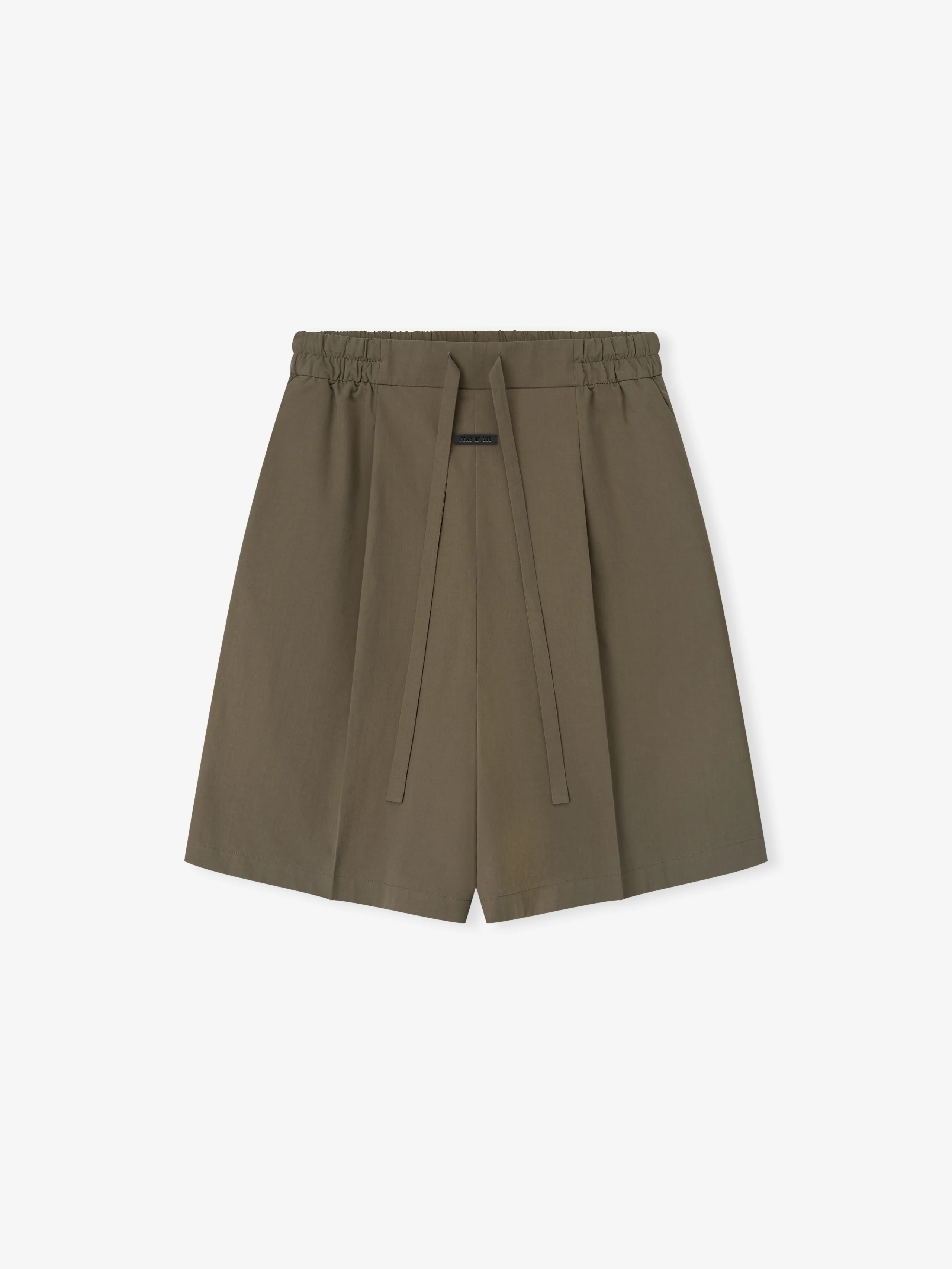 Cotton Tencel Relaxed Shorts